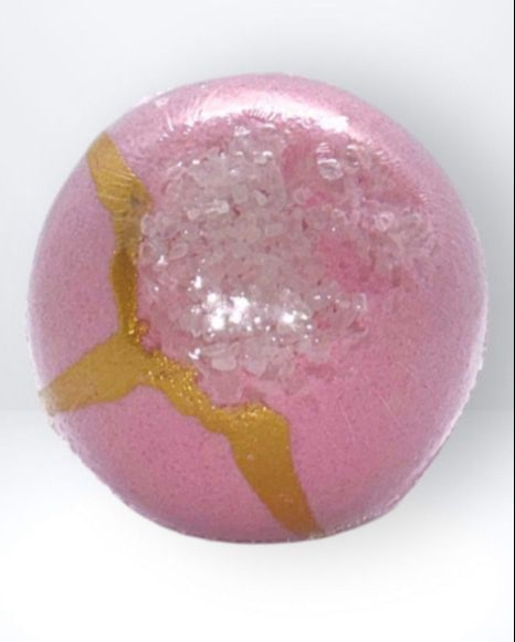 Australian Goat Milk Bath Bomb - Rose Gold
